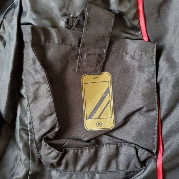 🔹️Intl Details Black Faux Fur Hooded Lined Puffer Jacket Medium - Picture 10 of 13